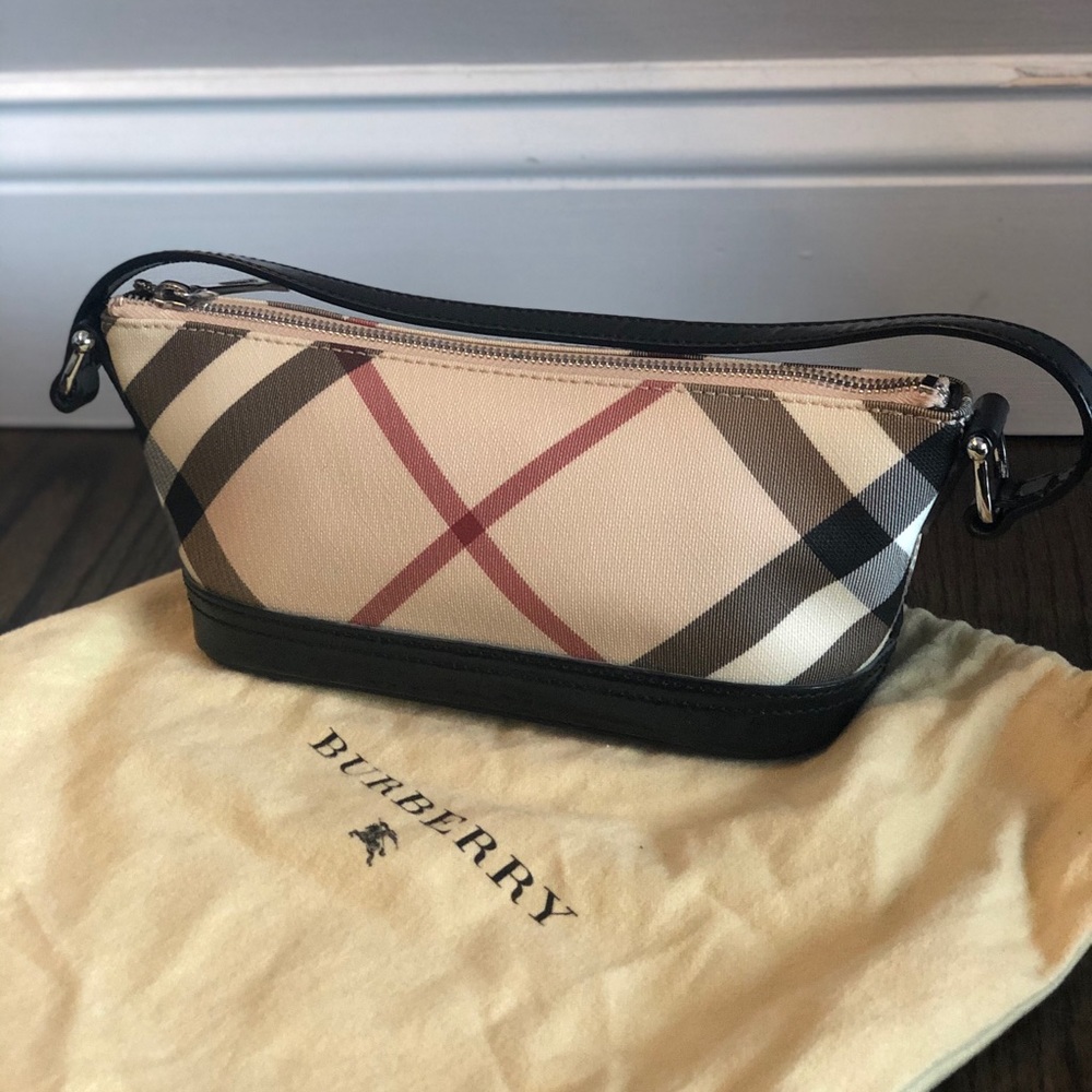 Authentic Burberry Supernova Check Pochette